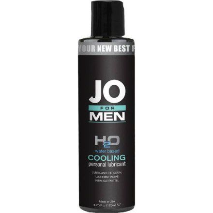 JO FOR MEN LUBRICANTE H2O EFECTO FRIO 125 ML