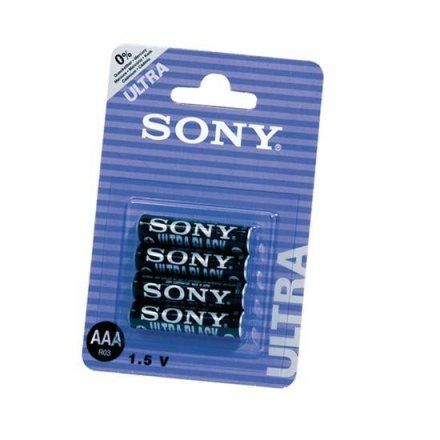 R03/AAA SONY NEW ULTRA 4 UDS pilas que incluye pack sexual