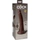 7 INCH 2 DENSITY VIBE COCK - MARRÓN VIBRASHOP