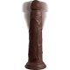 9 INCH 2 DENSITY VIBRATING COCK - MARRÓN VIBRASHOP