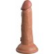 6 INCH 2 DENSITY SILICONE COCK - CARAMELO VIBRASHOP