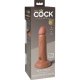 6 INCH 2 DENSITY SILICONE COCK - CARAMELO VIBRASHOP