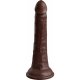 7 INCH 2 DENSITY SILICONE COCK - MARRÓN VIBRASHOP