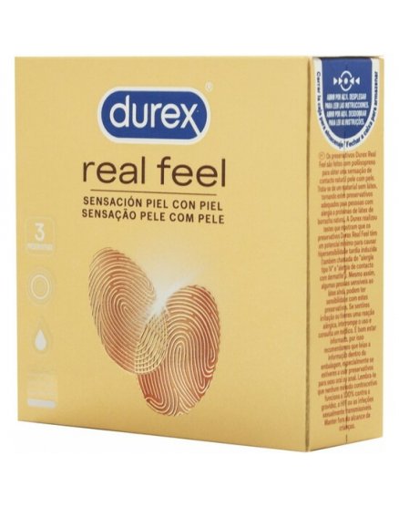 DUREX REAL FEEL 3 UDS VIBRASHOP