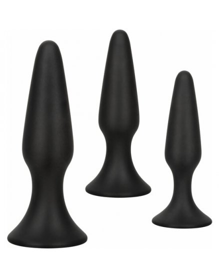 COLT SILICONE ANAL TRAINER KIT NEGRO VIBRASHOP