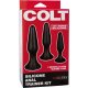 COLT SILICONE ANAL TRAINER KIT NEGRO VIBRASHOP