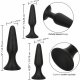 COLT SILICONE ANAL TRAINER KIT NEGRO VIBRASHOP