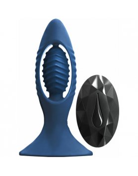 V2 BUTTPLUG AZUL VIBRASHOP
