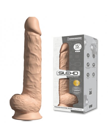 SILEXD MODELO 15 PENE REALÍTISCO 38CM - FLESH VIBRASHOP