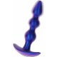 THE BOLD BEADED VIBR ANAL PLUG AZUL VIBRASHOP