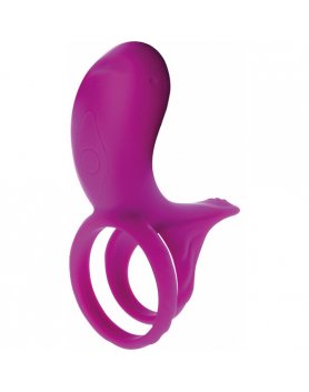 COUPLES STIMULATOR RING FUCSIA VIBRASHOP