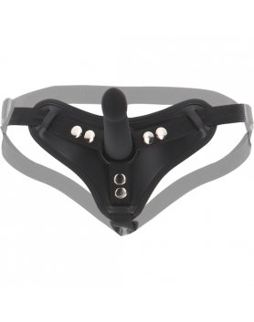 STRAP-ON HARNESS WITH DONG S NEGRO VIBRASHOP