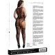 LE DESIR BODYSTOCKING DE RED DE CONTRASTE CON TIRANTES VIBRASHOP