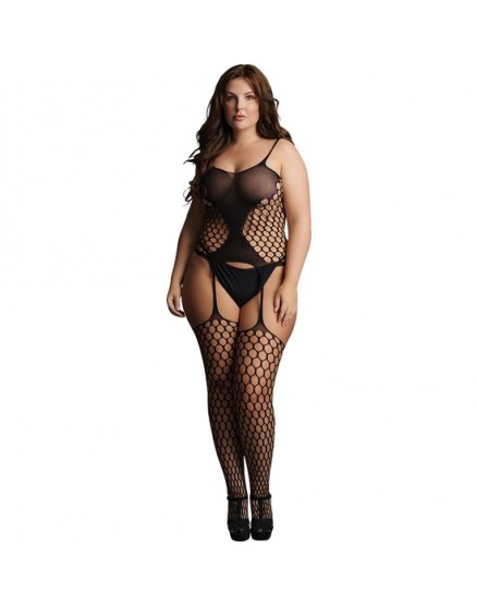 LE DESIR BODYSTOCKING DE RED CON TIRANTES VIBRASHOP