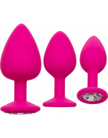 KIT DILATADOR ANAL 3 PCS - ROSA VIBRASHOP