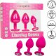 KIT DILATADOR ANAL 3 PCS - ROSA VIBRASHOP