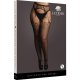 LE DESIR SHREDDED SUSPENDER PANTYHOSE - BLACK - OSX VIBRASHOP