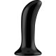 PRICKLY - VIBRADOR DE CRISTAL - CON VENTOSA Y MANDO A DISTANCIA - RECARGABLE - 10 VELOCIDADES - NEGRO VIBRASHOP