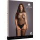LE DÉSIR - SUSPENDER FISHNET CHOKER BODYSTOCKING - NEGRO VIBRASHOP