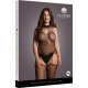 LE DÉSIR - SUSPENDER FISHNET CHOKER BODYSTOCKING - NEGRO VIBRASHOP