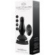 MISSY - GLASS VIBRATOR - WITH SUCTION CUP AND REMOTE - RECARGABLE - 10 VELOCIDADES - NEGRO VIBRASHOP