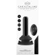 THUMBY - GLASS VIBRATOR - WITH SUCTION CUP AND REMOTE - RECHARGEABLE - 10 VELOCIDADES - NEGRO VIBRASHOP