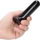 THUMBY - GLASS VIBRATOR - WITH SUCTION CUP AND REMOTE - RECHARGEABLE - 10 VELOCIDADES - NEGRO VIBRASHOP