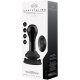 GLOBY - GLASS VIBRATOR - WITH SUCTION CUP AND REMOTE - RECHARGEABLE - 10 VELOCIDADES - NEGRO VIBRASHOP