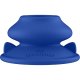 CHRYSTALINO - SILICONE SUCTION CUP - BLUE VIBRASHOP