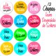 12 CHAPAS DESPEDIDA DE SOLTERA TEAM (BOLSA) VIBRASHOP