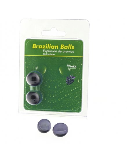 2 BRAZILIAN BALLS EXPLOSION DE AROMAS GEL INTIMO - FRUTAS DEL BOSQUE VIBRASHOP