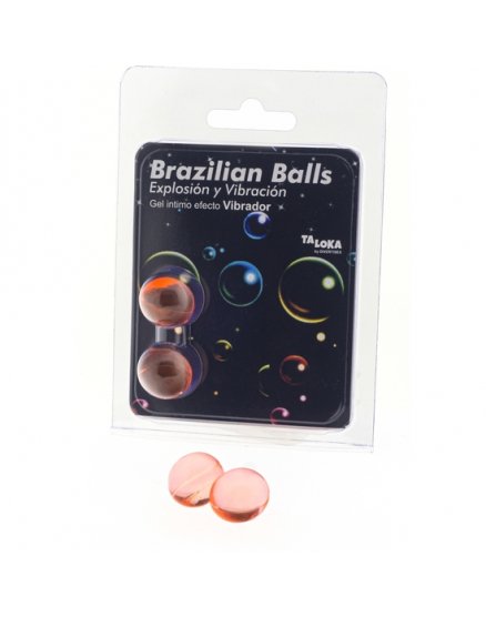 2 BRAZILIAN BALLS EXPLOSION DE AROMAS GEL EXCITANTE EFECTO VIBRACIÓN VIBRASHOP