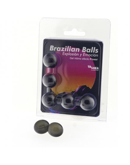 5 BRAZILIAN BALLS EXPLOSION DE AROMAS GEL EXCITANTE EFECTO POWER VIBRASHOP