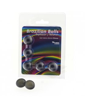 5 BRAZILIAN BALLS EXPLOSION DE AROMAS GEL EXCITANTE EFECTO CLIMAX VIBRASHOP