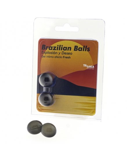 2 BBRAZILIAN BALLS EXPLOSION DE AROMAS GEL EXCITANTE EFECTO FRESH VIBRASHOP