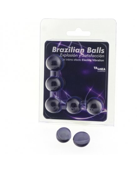 5 BRAZILIAN BALLS EXPLOSION DE AROMAS GEL EXCITANTE EFECTO ELECTRIC VIBRACIÓN VIBRASHOP