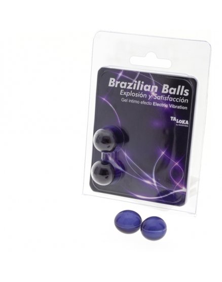 2 BRAZILIAN BALLS EXPLOSION DE AROMAS GEL EXCITANTE EFECTO ELECTRIC VIBRACIÓN VIBRASHOP