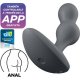 SATISFYER DEEP DIVER PLUG ANAL CON VIBRACIÓN - NEGRO VIBRASHOP