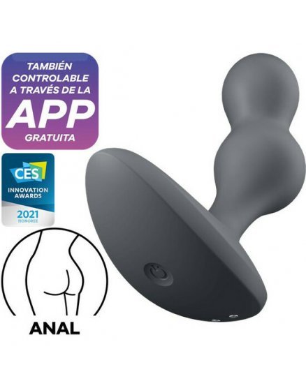 SATISFYER DEEP DIVER PLUG ANAL CON VIBRACIÓN - NEGRO VIBRASHOP