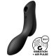 SATISFYER CURVY TRINITY 2 SUCCIONADOR CON VIBRADOR INSERTABLE - NEGRO VIBRASHOP