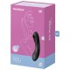 SATISFYER CURVY TRINITY 2 SUCCIONADOR CON VIBRADOR INSERTABLE - NEGRO VIBRASHOP