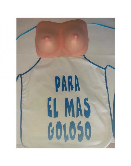 DELANTAL TETA HOMBRE GOLOSO VIBRASHOP