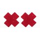 NIPPLE X COVERS - ROJO VIBRASHOP