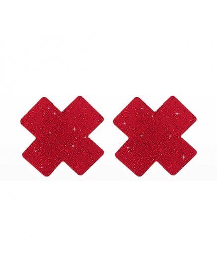 NIPPLE X COVERS - ROJO VIBRASHOP