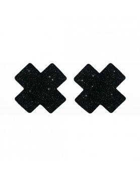 NIPPLE X COVERS - NEGRO VIBRASHOP