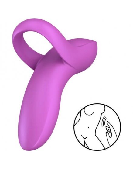 SATISFYER BOLD LOVER - DEDAL VIBRADOR MORADO VIBRASHOP