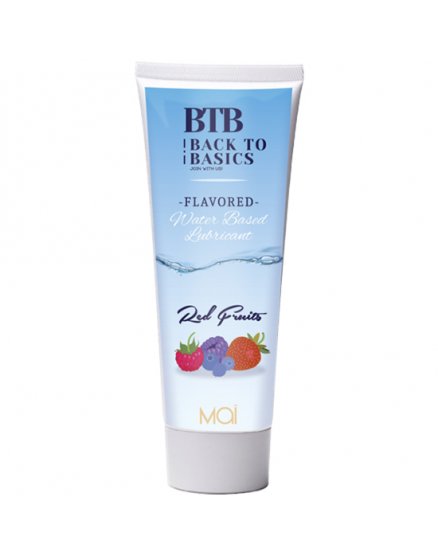 BTB LUBRICANTE BASE DE AGUA FRUTOS ROJOS 75ML VIBRASHOP