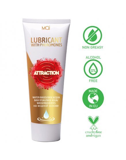 ATTRACTION LUBRICANTE CON FEROMONAS NEUTRO 75 ML VIBRASHOP