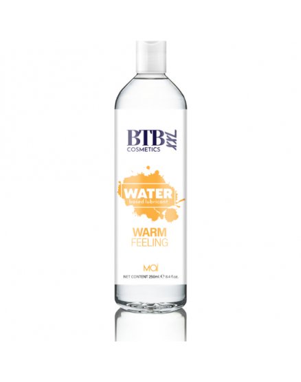 BTB LUBRICANTE BASE DE AGUA EFECTO CALOR 250ML VIBRASHOP