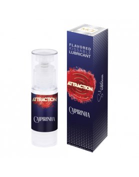 ATTRACTION LUBRICANTE SABOR CAIPIRINHA 50 ML VIBRASHOP